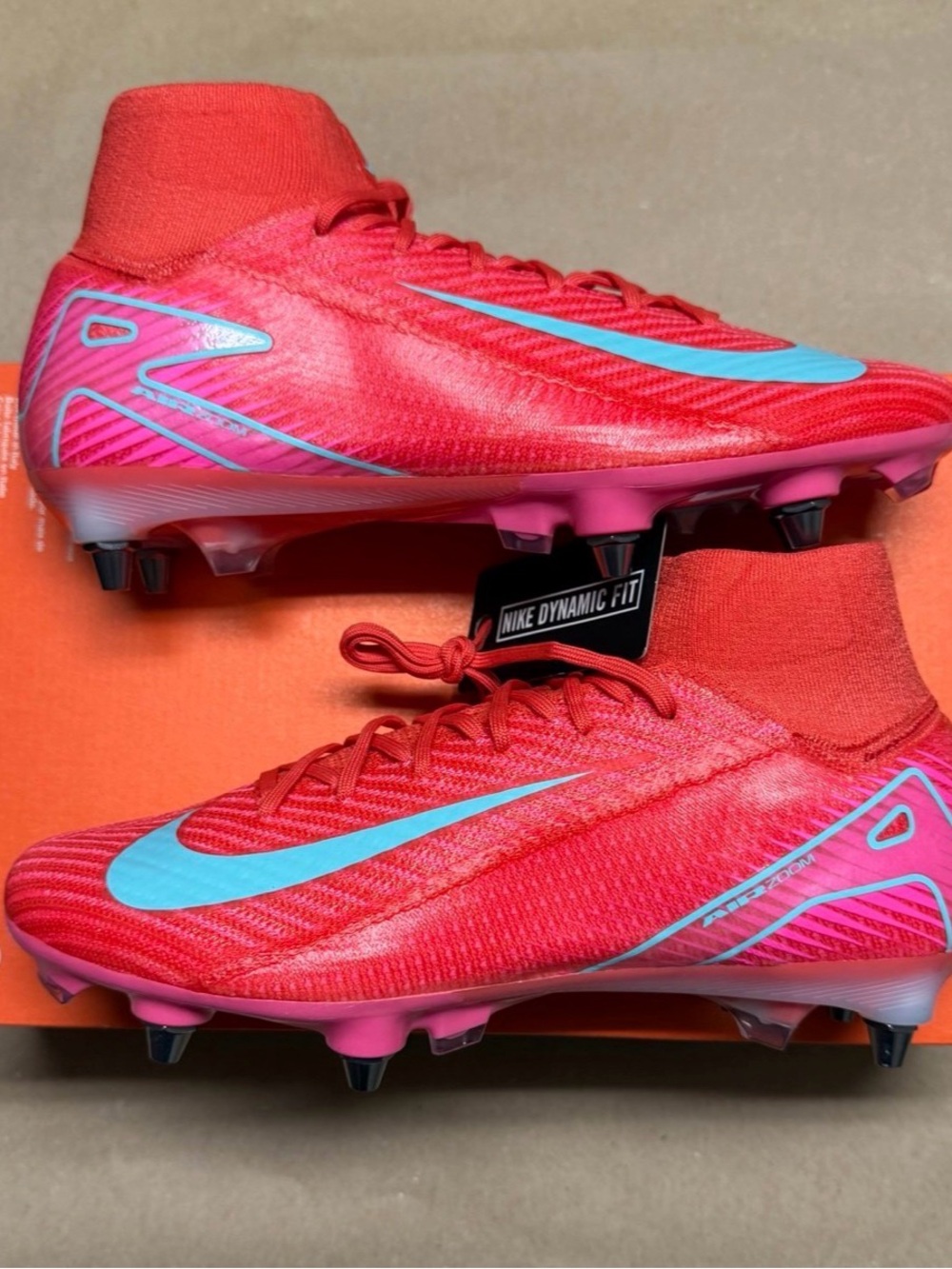 Nike Zoom Superfly 10 Elite SG-PRO P Ember ACC CR7 sz 7.5 Soccer Cleats NEW!